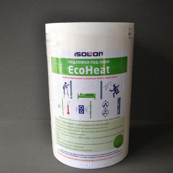 Подложка под обои изолон