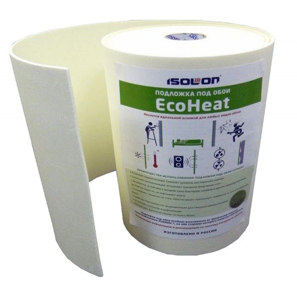 Подложка под обои изолон
